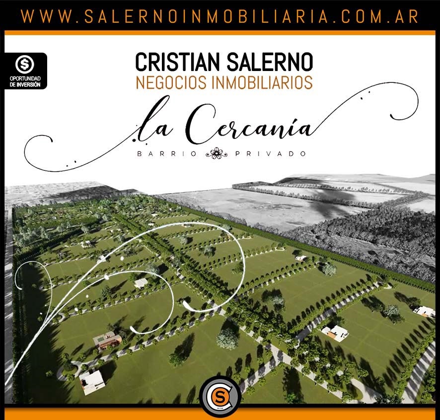 Inmobiliaria Cristian Salerno - La Cercania Barrio Privado Mar del Plata - CARATULA