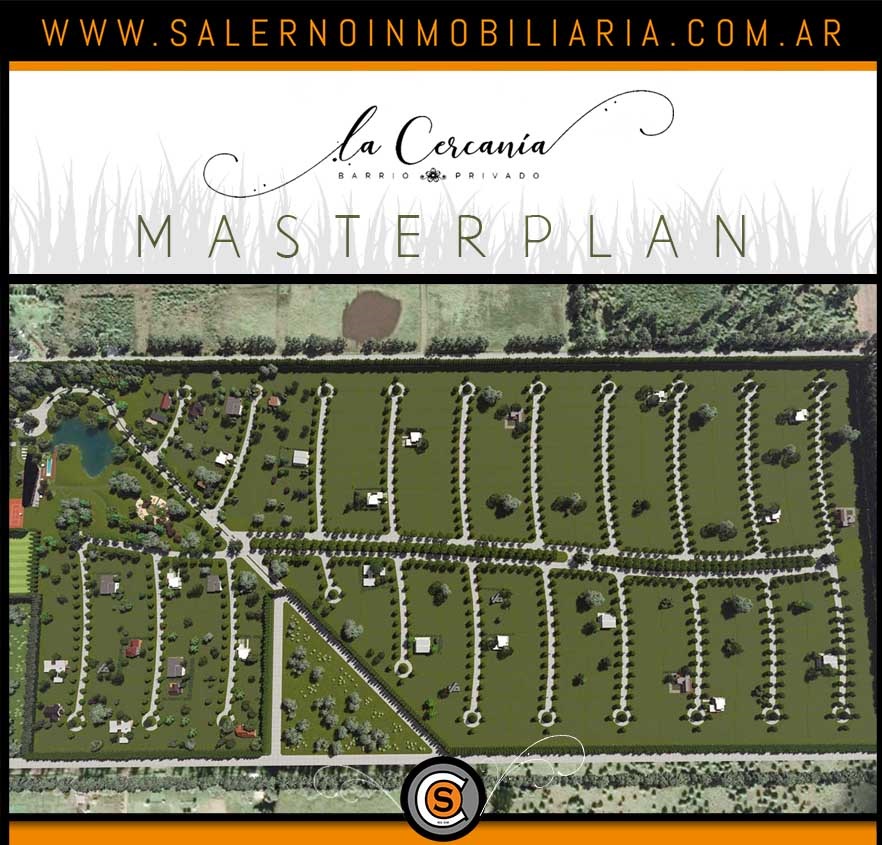Inmobiliaria Cristian Salerno - La Cercania Barrio Privado Mar del Plata - MASTERPLAN